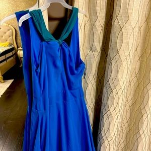 Elegant peacock dress